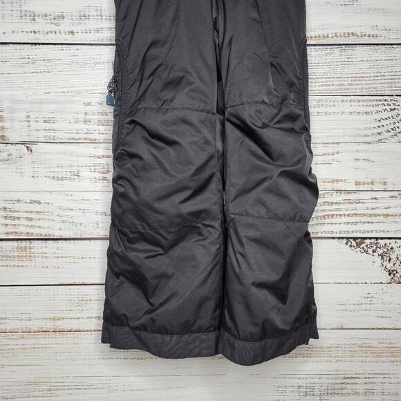 Black Dot Bib Snow Overalls Insulated Winter Black | Youth Small - Picture 3 of 14